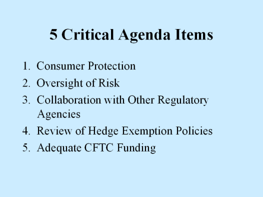 Slide - 5 Critical Agenda Items