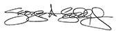 Signature of George Godding.