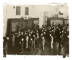 Photo showing the CME Trading Floor soon after 1928 Opening.