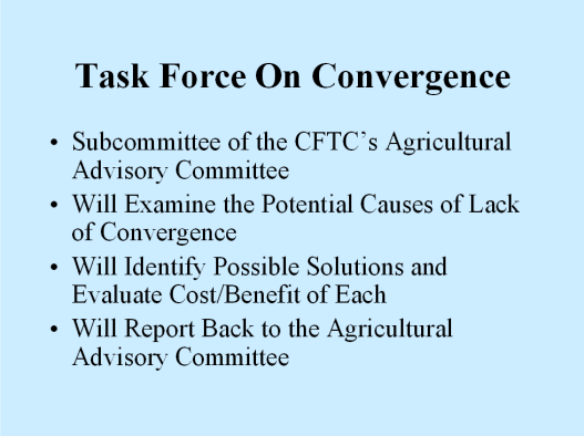 Slide - Task Force on Convergence