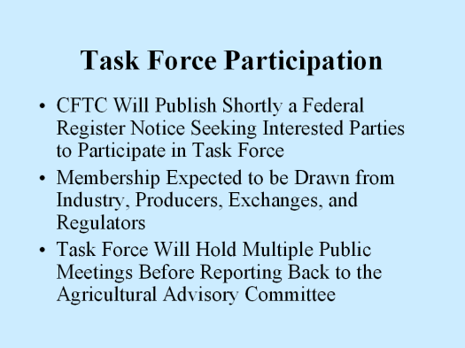 Slide - Task Force Participation