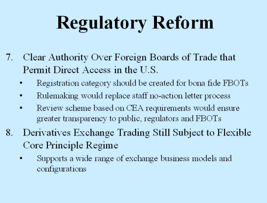 Slide - Regulatory Reform