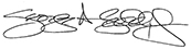 Signature of George Godding.