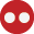 red flickr icon