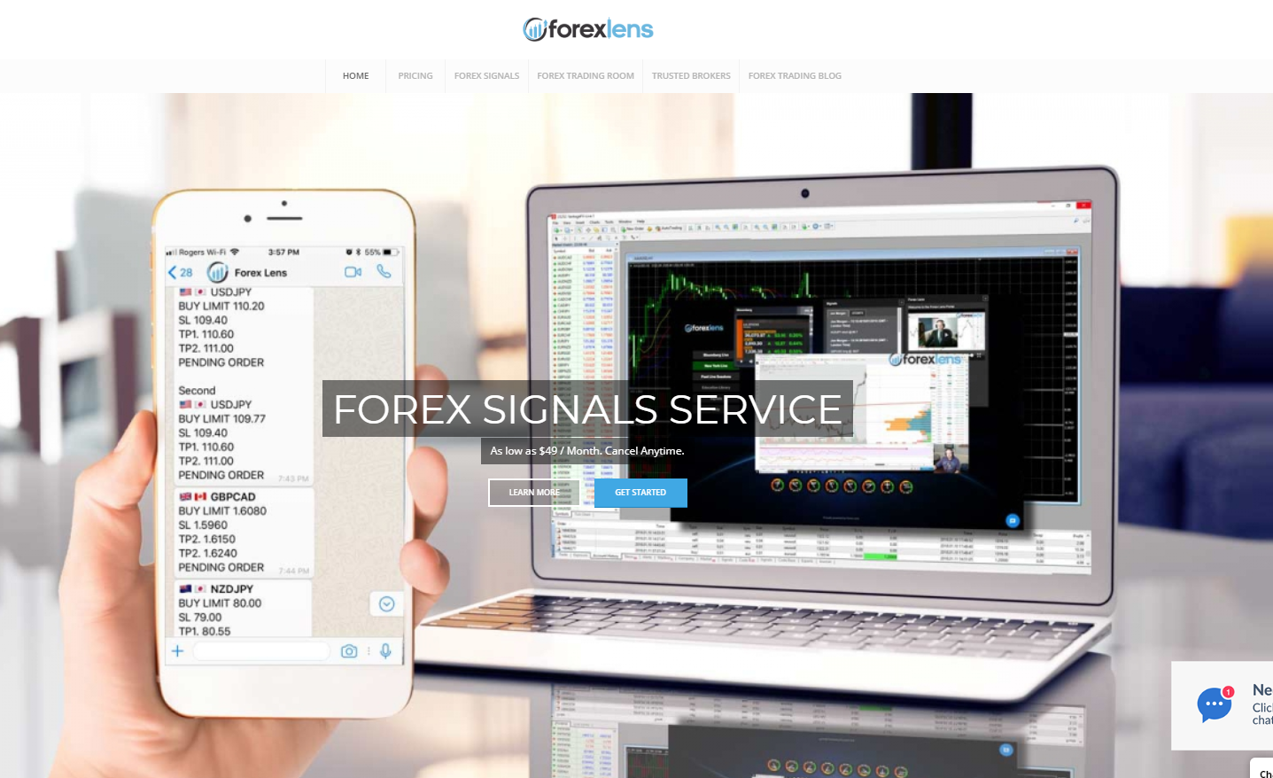 forex lens homepage