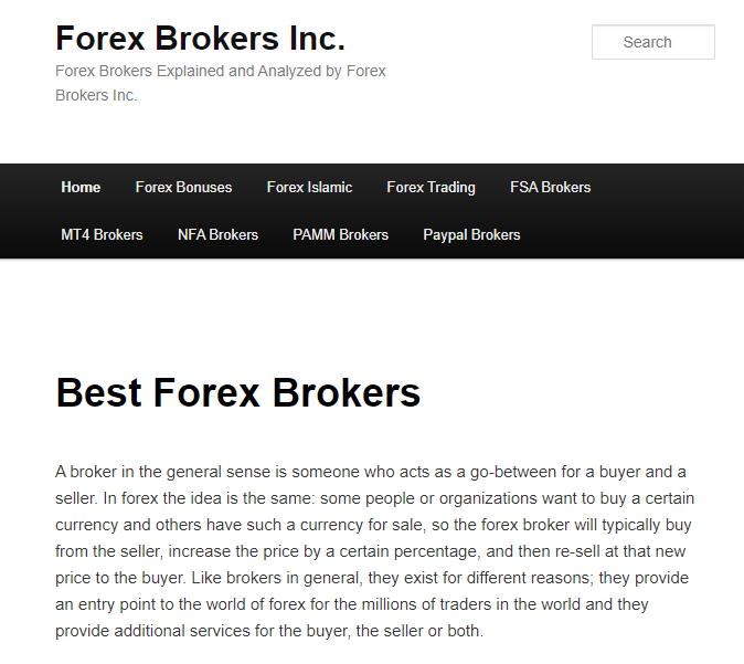 forex broker inc complaint