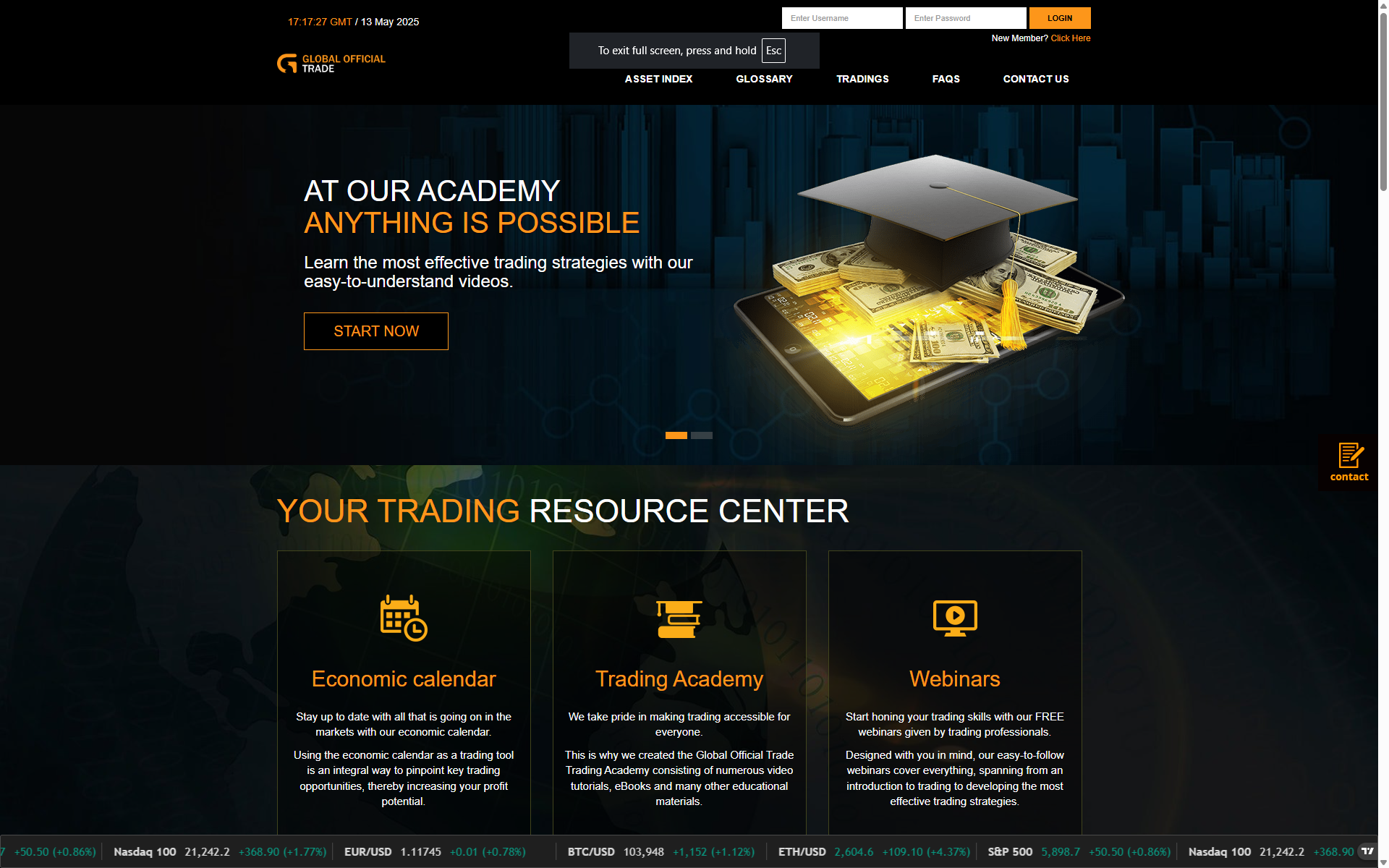 Global Official Trade