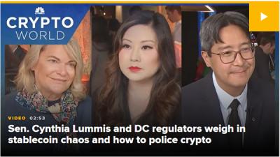CFTC Commissioner Pham Discusses Crypto Regulation and Customer Protections with CNBC